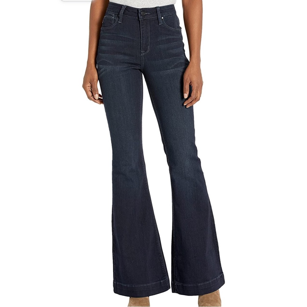 NWT Laurie Felt Silky Baby Bell Jeans Blue Size 3X